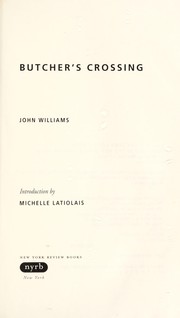 Cover of Butcher's Crossing