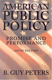 Cover of American public policy