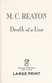 Cover of Death of a liar