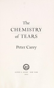Cover of The chemistry of tears