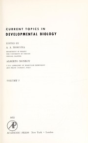 Cover of Current topics in developmental biology