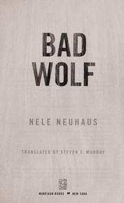 Cover of Bad wolf