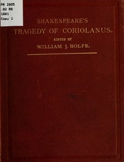 Cover of Coriolanus