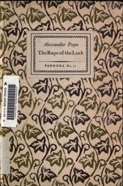 Cover of The Rape of the Lock