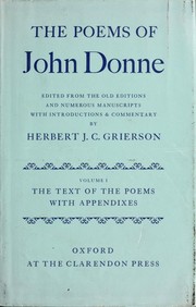 Cover of John Donne Poetry