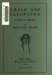 Cover of Caesar and Cleopatra