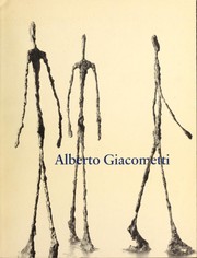 Cover of Alberto Giacometti