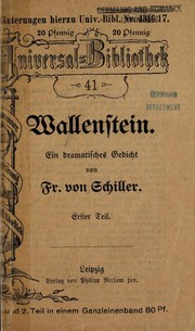 Cover of Wallenstein