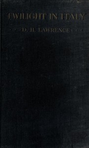 Cover of Twilight in Italy