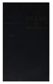 Cover of England, my England