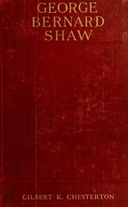 Cover of George Bernard Shaw
