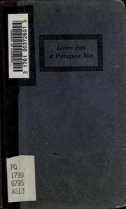 Cover of Lettres portugaises