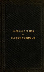 Cover of Notes on nursing