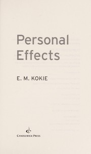 Cover of Personal effects