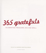 Cover of 365 gratefuls
