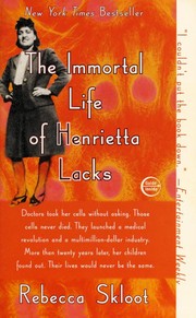 Cover of The Immortal Life of Henrietta Lacks