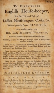 Cover of The experienced English housekeeper