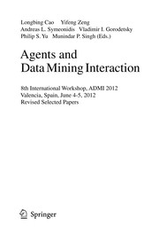 Cover of Agents and Data Mining Interaction