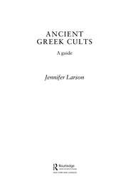 Cover of Ancient Greek cults
