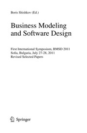 Cover of Business Modeling and Software Design