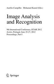 Cover of Image Analysis and Recognition