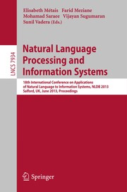 Cover of Natural Language Processing and Information Systems