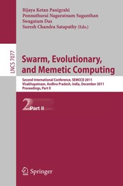 Cover of Swarm, Evolutionary, and Memetic Computing