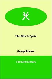 Cover of The Bible in Spain