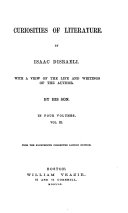 Cover of Curiosities of literature