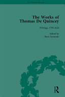 Cover of Works of Thomas de Quincey