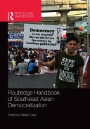 Cover of Routledge Handbook of Southeast Asian Democratization