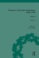 Cover of Women's University Narratives, 1890-1945, Part II