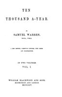 Cover of Ten thousand a year