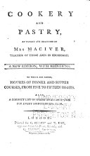 Cover of Cookery and pastry