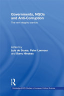 Cover of Governments, NGOs and anti-corruption