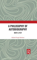 Cover of Philosophy of Autobiography