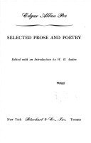 Cover of Selected Prose and Poetry