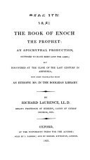 Cover of O Livro de Enoque, o Profeta