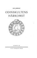 Cover of Odinskultens härkomst