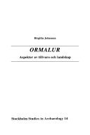 Cover of Ormalur