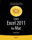 Cover of Learn Excel 2011 for Mac