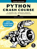 Cover of Curso intensivo de Python, 3.ª edición