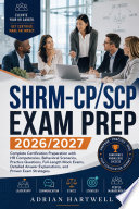 Cover of Preparación para el examen SHRM-CP/SCP 2026/2027