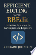 Cover of Efficient Editing with BBEdit