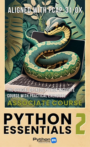Cover of Python Essentials 2: Official OpenEDG Python Institute Associate Course: Learn Intermediate Python Programming with Practical Exercises