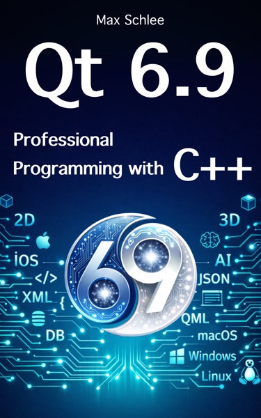Cover of Qt 6.9 Programación profesional con C++