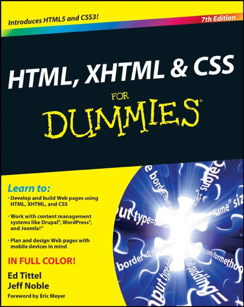 Cover of HTML, XHTML y CSS para Dummies
