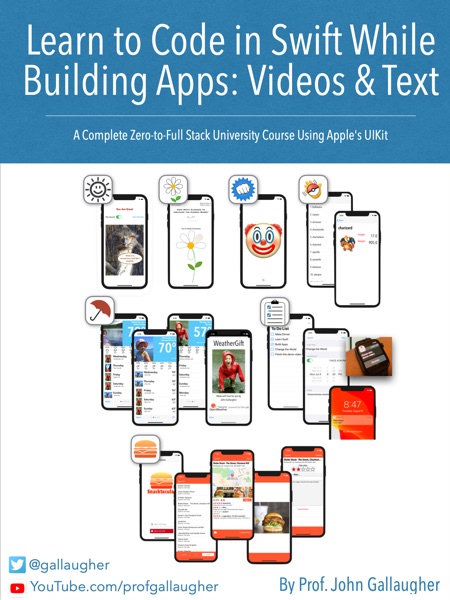 Cover of Aprende a programar en Swift mientras desarrollas aplicaciones: Videos y texto