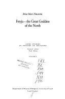 Cover of Freyja, the great goddess of the North