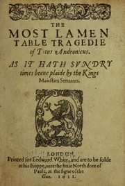 Cover of Titus Andronicus